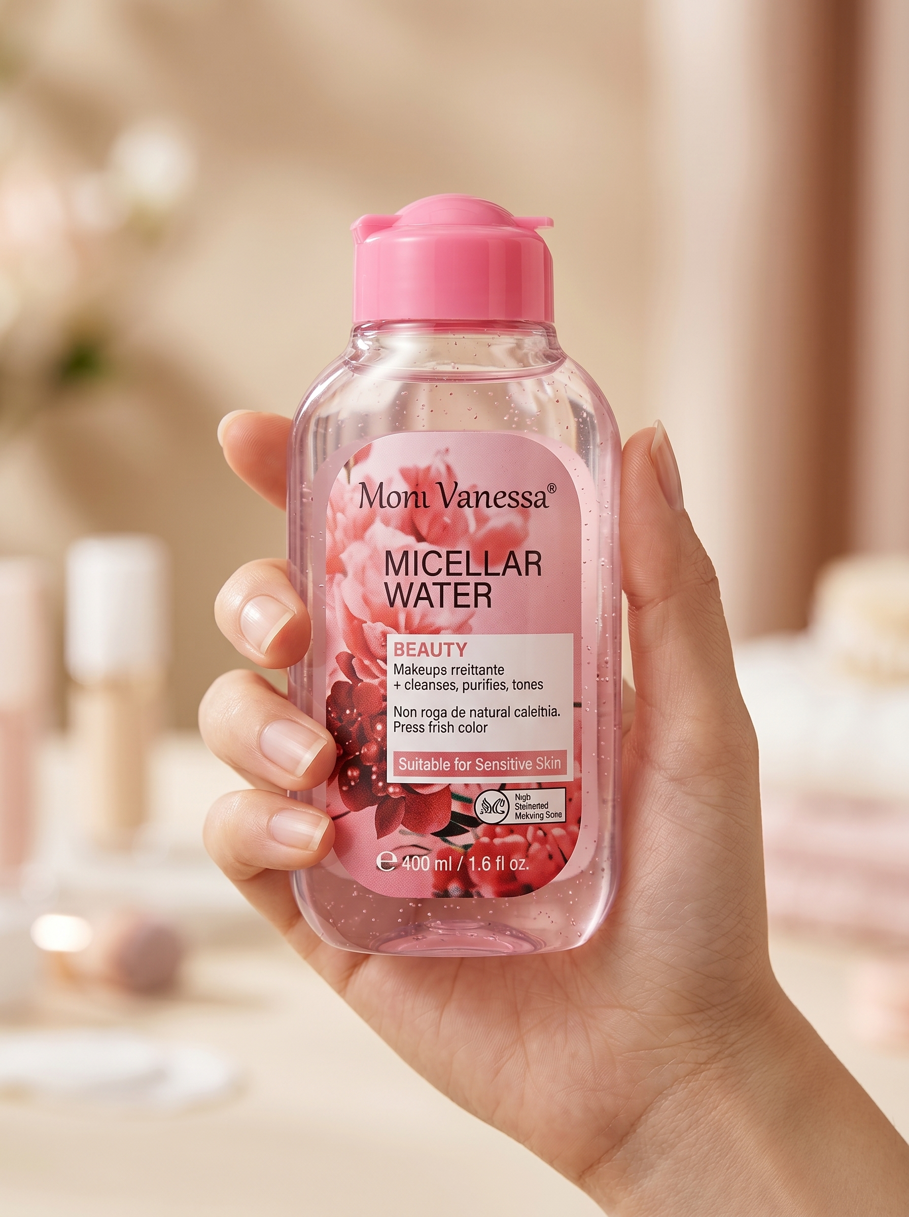 AGUA DESMAQUILLANTE DE ROSAS
