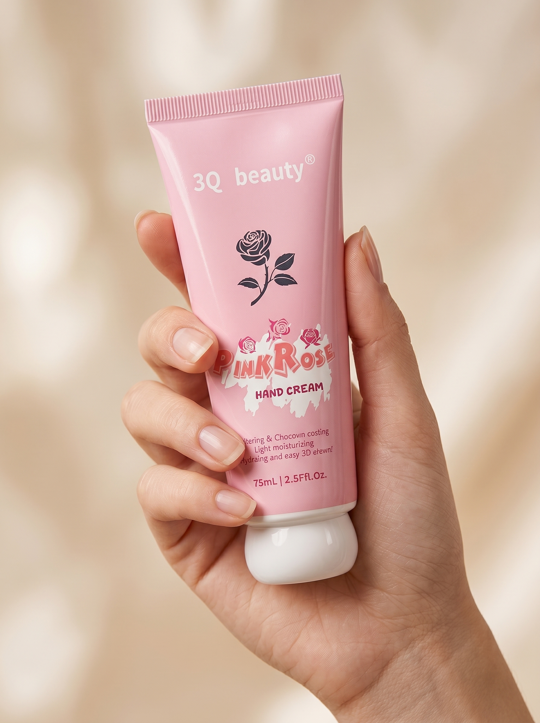 Crema de Manos de Rosas 3Q Beauty