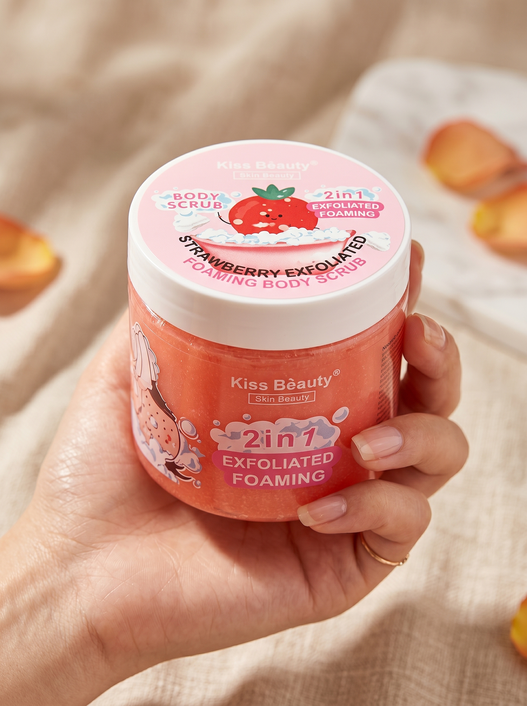 EXFOLIANTE CORPORAL DE FRESA 500G