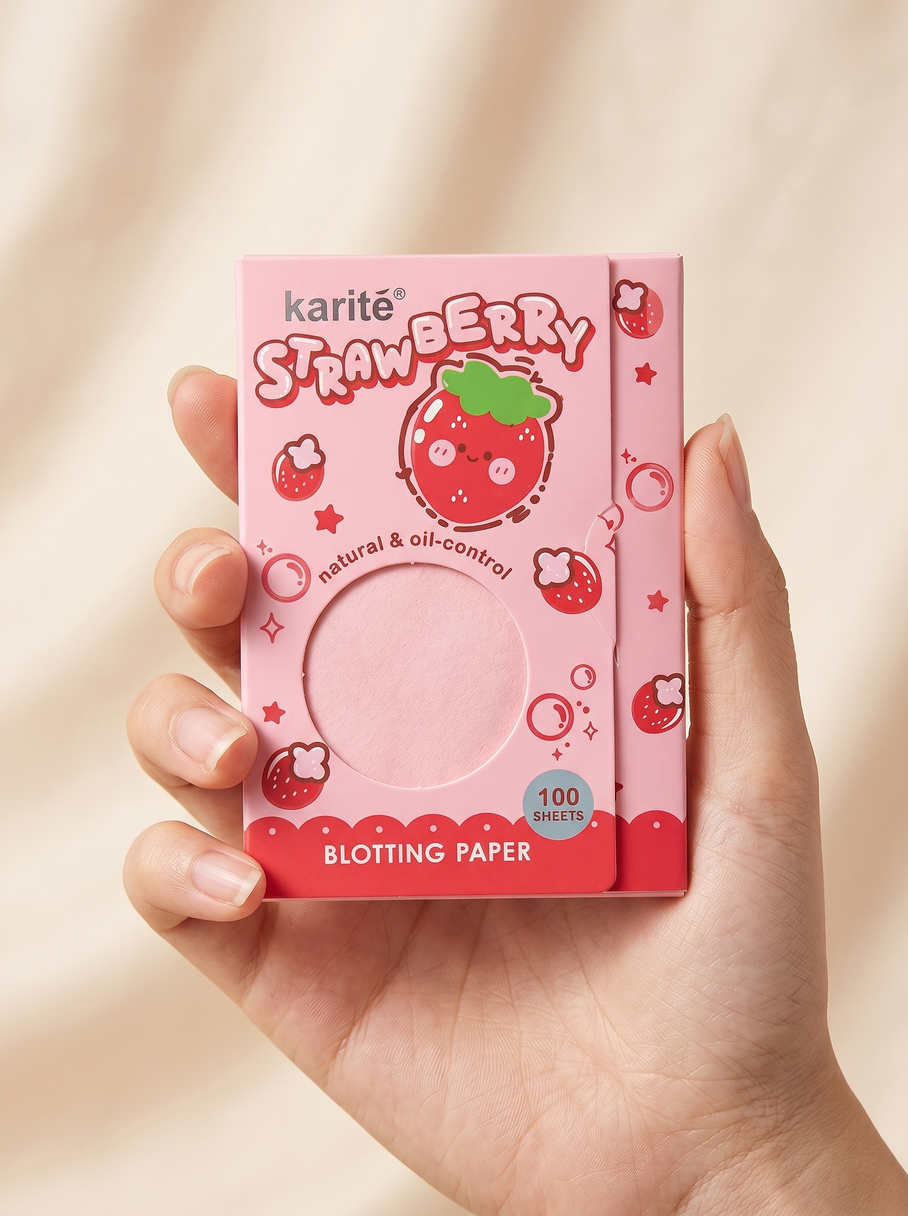 PAPEL ABSORBENTE DE OLEO DE FRUTILLA