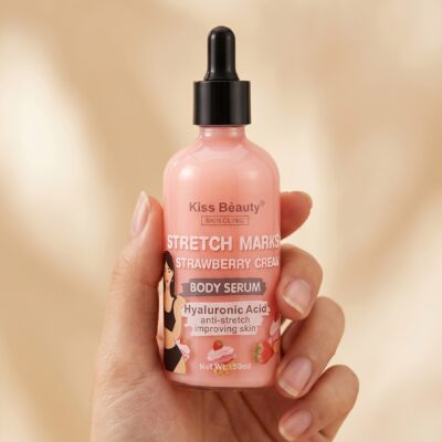 SERUM CORPORAL ANTI-ESTRIAS DE ÁCIDO HIALURÓNICO Y FRESAS 100ML