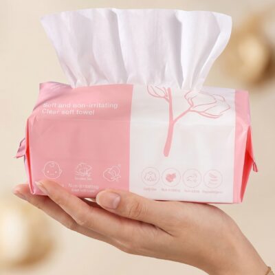 SERVILLETA DE ALGODON PARA LIMPIEZA FACIAL 50 PCS