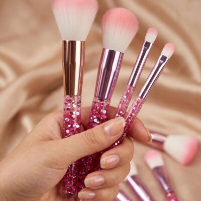 SET DE BROCHA DE MAQUILLAJE DE 9 PIEZAS