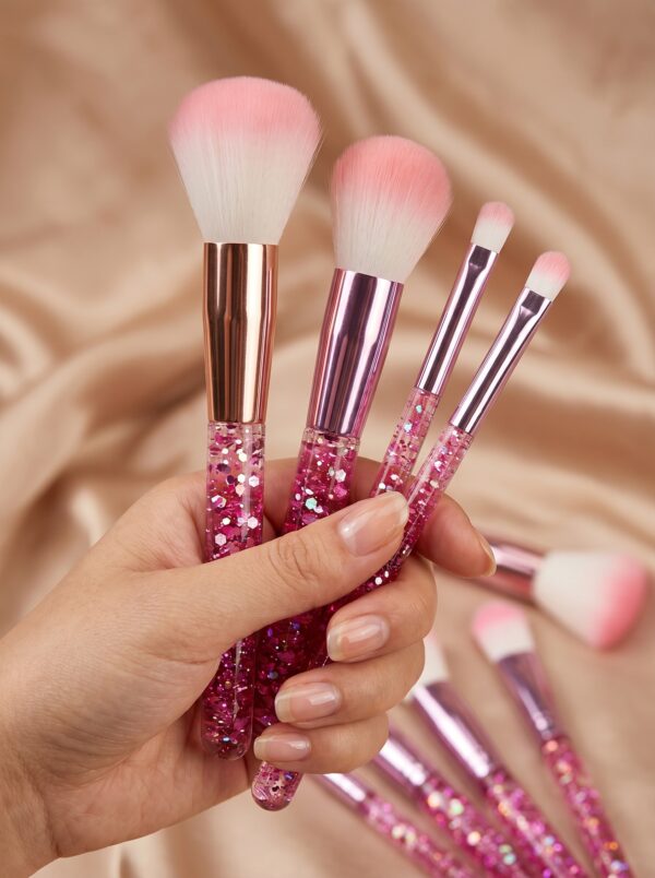 SET DE BROCHA DE MAQUILLAJE DE 9 PIEZAS
